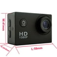 thumbnail image 4 of erfcxs 1080P 12MP Sports Camera Full HD 30m/98ft Underwater Waterproof Action Camera, 4 of 9