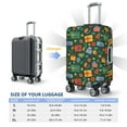 thumbnail image 5 of Goofa Christmas Gift Pattern Luggage Covers For Suitcase,Suitcase Cover Protector Fit 18-32 Inch Luggage-Medium, 5 of 9