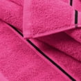 thumbnail image 2 of GLAMBURG 100% Premium Cotton 2 Pack Oversized Bath Towel Set 28x55 inches, Large Bath Towels, Ultra Absorbant Compact Quickdry & Lightweight Towel, Ideal for Gym Travel Camp Pool - Hot Pink, 2 of 6