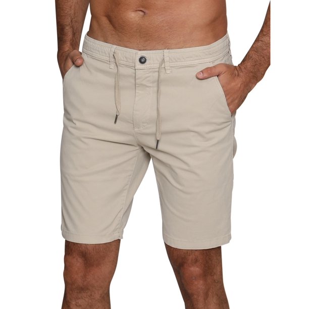 drawstring chino shorts mens