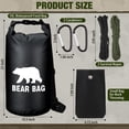thumbnail image 2 of Sistema Colgante Ultraligero para Bolsa de Comida de Oso Foilswirl para Camping, 2 of 6