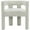 Cream, variant on Meridian Furniture Athena Black Boucle Fabric Accent/Dining Chair