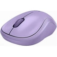 thumbnail image 3 of Silent Wireless Mouse, 2.4 GHz with USB Receiver, 1000 DPI Optical Tracking, 18-Month Battery, Ambidextrous, Compatible with PC, Mac, Laptop, Lavender, 3 of 3