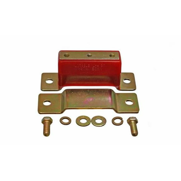 4.1148R Support de Transmission Hyper-Flex Emboîtable Acier Polyuréthane Oxyde de Zinc & Rouge - Ford Compact Truck, SUV 1983-2010