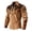 Khaki, variant on Men's Shirts Men's Long Sleeve Button Down Shirt Embroidered Western Print Turn Down Collar Casual Comfortable Classic Fit Versatile Style Business Leisure Daily Wear Khaki L