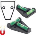 thumbnail image 3 of Magnetic T-Shaped Spirit Level, 2 Pack Small Handy Motorhome Spirit Level with Magnet, Van Spirit Level, Caravan Leveling Ramp, Car Camping Accessories, 3 of 5