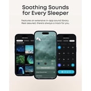 Soundcore Sleep A30 by Anker Sleep Earbuds, Smart Active Noise Cancelling Sleep Headphones, Adaptive Snore-Masking System, Ultra-Comfort for Side Sleepers, 45H Playtime
