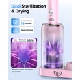 thumbnail image 4 of JTF Sonic Electric Toothbrush with UV & Drying: 5 Customized Modes for Effective Yet Gentle Cleaning –with 8 Brush Heads, Rinse Cup, Wireless Charging Base, Rechargeable for Daily Care, Home & Travel, 4 of 10