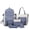 145-Blue, variant on Utility Color Block 5 Piece Backpack Set Multi Compartment Adjustable Buckle Waterproof Teen Back To School Travel Bookbag Kit