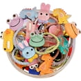 thumbnail image 1 of Hair Tie Cute Small 30PCS Cartoon Hair Rope Hair Band Ponytail Holder for Kids, 1 of 10