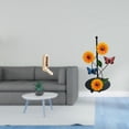 thumbnail image 2 of Organizador De Pared Plegable Con Forma De Girasol Para Ropa, Toallas, Batas Y Dispensador De Toallas De Papel. Estante Vertical Antideslizante Para Baño O Armario., 2 of 8