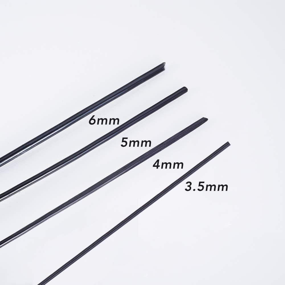 52 Feet 6 Gauge Aluminum Wire Bendable Metal Sculpting Wire for Bonsai Trees Floral Skeleton Making Home Decors and Other Arts Crafts Making - Black