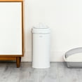 thumbnail image 5 of Ubbi Pet Odor-Locking Steel Waste Pail Cat Litter Disposal System, White, 5 of 7
