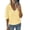 Yellow, variant on Women Short Sleeve Cardigan Casual V Neck Sweater Top