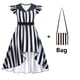 thumbnail image 3 of New BBeetlejuice 2 Kids Cosplay Costume Baby Girls Rolepalying Trickster Demon Dress Suits Princess Dress Halloween Funny Outfit, 3 of 5