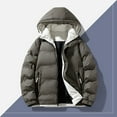 thumbnail image 5 of Maoxin Mens Jacket Men's Stitching Drawstring Hooded Slim Fashion Jacket Coat Outwear Jackets for Men , Army Green , XL, 5 of 6