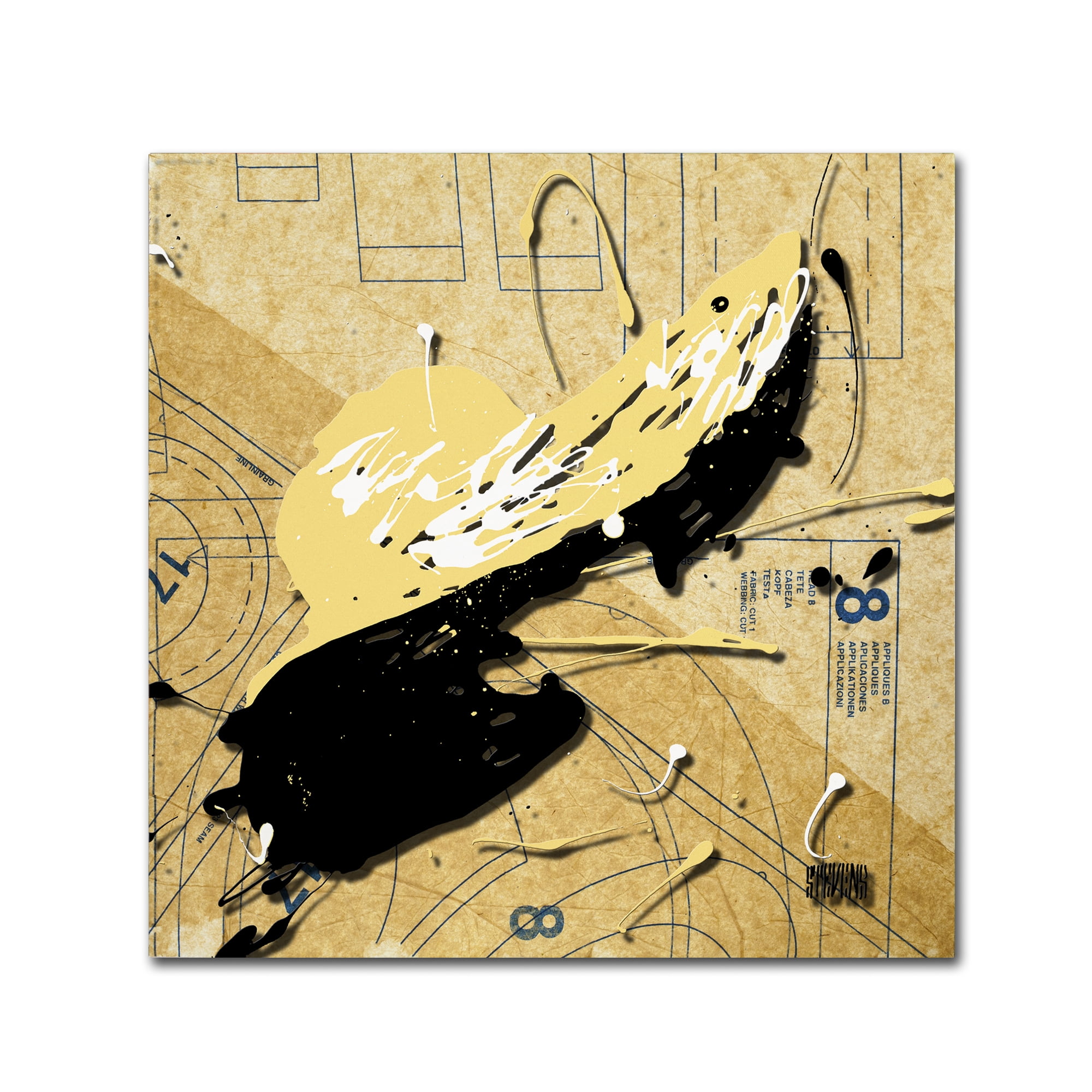 Trademark Fine Art Roderick Stevens 'Beige Floppy' 35 x 35 (RS976-C3535GG)