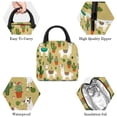 thumbnail image 3 of ERJLKXP Cactus Alpaca Insulated Lunch Bags for Women and Men,Adult Reusable Lunch Tote Bag for Work,cooler bag, 3 of 7
