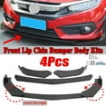thumbnail image 5 of 4pcs Set Front Bumper Spoiler Lip Splitter Diffuser for 2006-2013 Lexus IS200T IS250 IS350 F-Sport, Carbon Fiber Style, 5 of 8