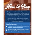thumbnail image 3 of Juego de equilibrio WE Games Shoot The Moon Large Walnut Wood, 3 of 9