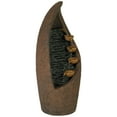 thumbnail image 5 of Nathan Cascade 34 1/2" High Large Rustic Indoor Outdoor Decor Faux Stone Floor Fountain with Light LED Outside, 5 of 9