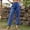 *Dark Blue, variant on ClodeEU Women's High Waisted Straight Leg Ankle Jeans,Trendy Solid Color Denim Trousers Dark Blue,Womens Plus XL