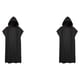 thumbnail image 2 of Naiovety Toalla De Microfibra Para Baño Unisex Absorbente Toallas De Baño Ligeras Y Lujosas Para El Cuerpo Surf Poncho Toalla De Playa Negro 1 negro 1 2piezas, 2 of 6