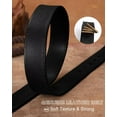 thumbnail image 5 of JASGOOD Women's Genuine Leather Belts Vintage Casual Belt for Jeans Pants Dress, 5 of 9