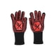 thumbnail image 2 of Un par de guantes de horno resistentes al calor para hornos y microondas, y guantes protectores resistentes a altas temperaturas para manipular ollas y sartenes calientes., 2 of 6