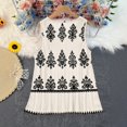 thumbnail image 7 of Voska Boho Tops for Women Trendy Print V Neck Sleeveless Tank Tops Casual Basic Tees Lightweight Shirts Summer Clothes Beige L, 7 of 7