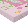thumbnail image 2 of Ambesonne Emoji Fitted Sheet, Retro Candy Machine Print, Twin XL Size, Pale Pink Pistachio Green, 2 of 3