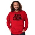 thumbnail image 5 of Jesus Strong Philippians 4:13 Bible Hoodie Sweatshirt Women Men Brisco Brands S, 5 of 6