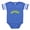 Royal Blue, variant on CafePress - Tr_Hairycaterpillar Gr - Cute Infant Baby Football Bodysuit