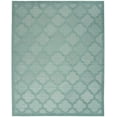 thumbnail image 3 of Nourison Easy Care 8' x 10' Aqua/Teal Indoor/Outdoor Rug, 3 of 10