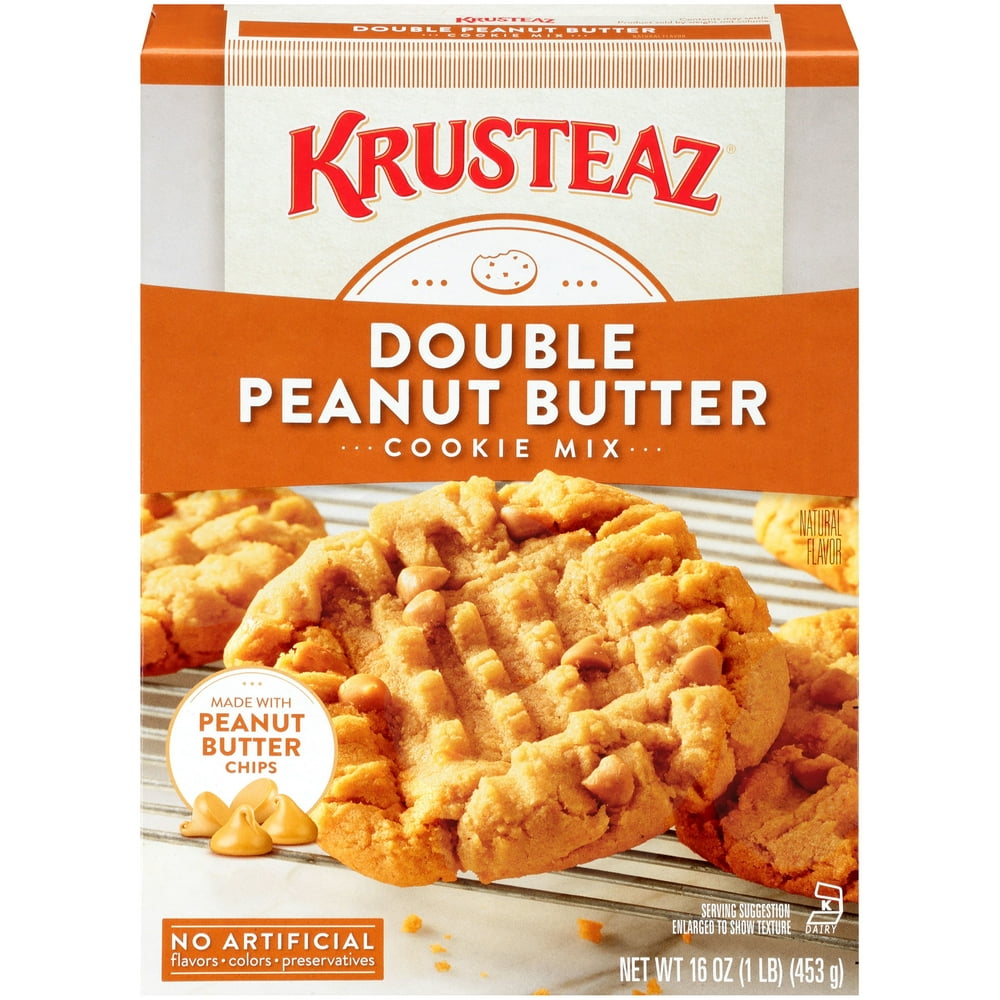 Krusteaz Double Peanut Butter Cookie Mix, 16 oz Box