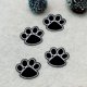 thumbnail image 2 of Parche bordado, pegatina de pata de gato, parches para coser, apliques bordados, conjunto para planchar, patas de perro, ropa, camiseta, pantalones vaqueros, chaqueta, falda, decoración DIY, 10 Uds. ER, 2 of 5