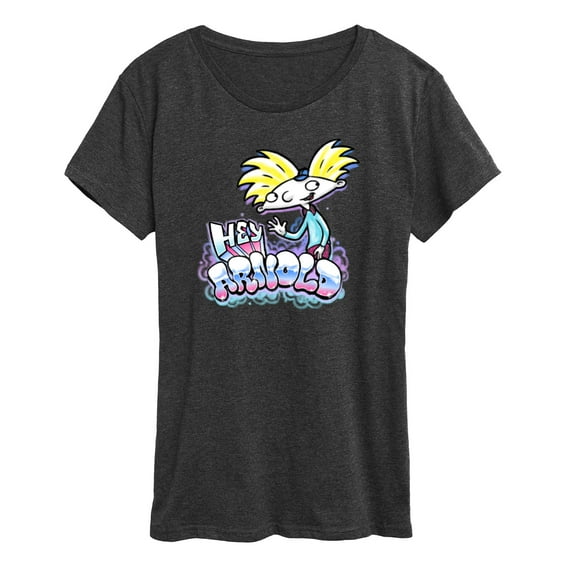 Hey Arnold! - Graffiti Arnold - Women's Short Sleeve Graphic T-Shirt