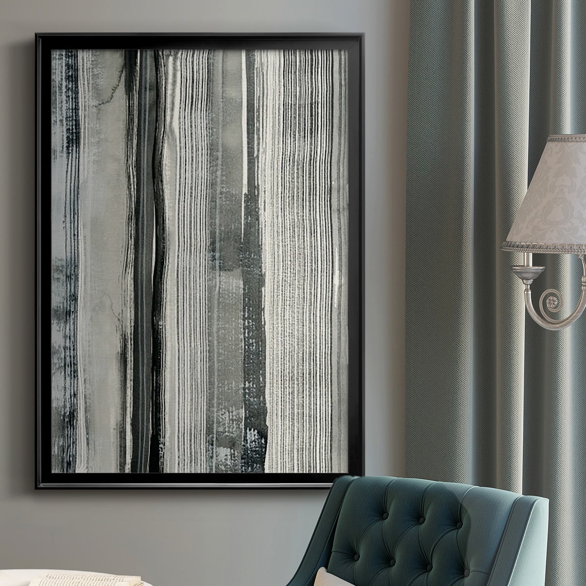 Differing Parallels II Premium Framed Print, in Gold, Black, or Silver - Ready to Hang