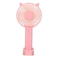 thumbnail image 1 of Irfora Mini ventilador de mano Ventilador de refrigeración eléctrico Ventilador de escritorio portátil con base Ventilador recargable USB ajustable de 3 velocidades para viajes Oficina Uso doméstico Irfora Ventilador de mano, 1 of 7