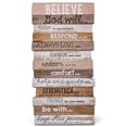 thumbnail image 2 of Wall Plaque-Believe (16.5 X 8.5)-Mdf Wood (#45019), 2 of 3