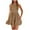 135# Khaki, variant on Summer Boho Dresses for Women 2025 Sleeveless Mini Dresses Scoop Neck Bubble A Line Short Tank Sundress Beige M