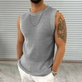 thumbnail image 2 of New Summer Men's Crew Neck Sleeveless Hollow Out Pullover Vest, 2 of 5