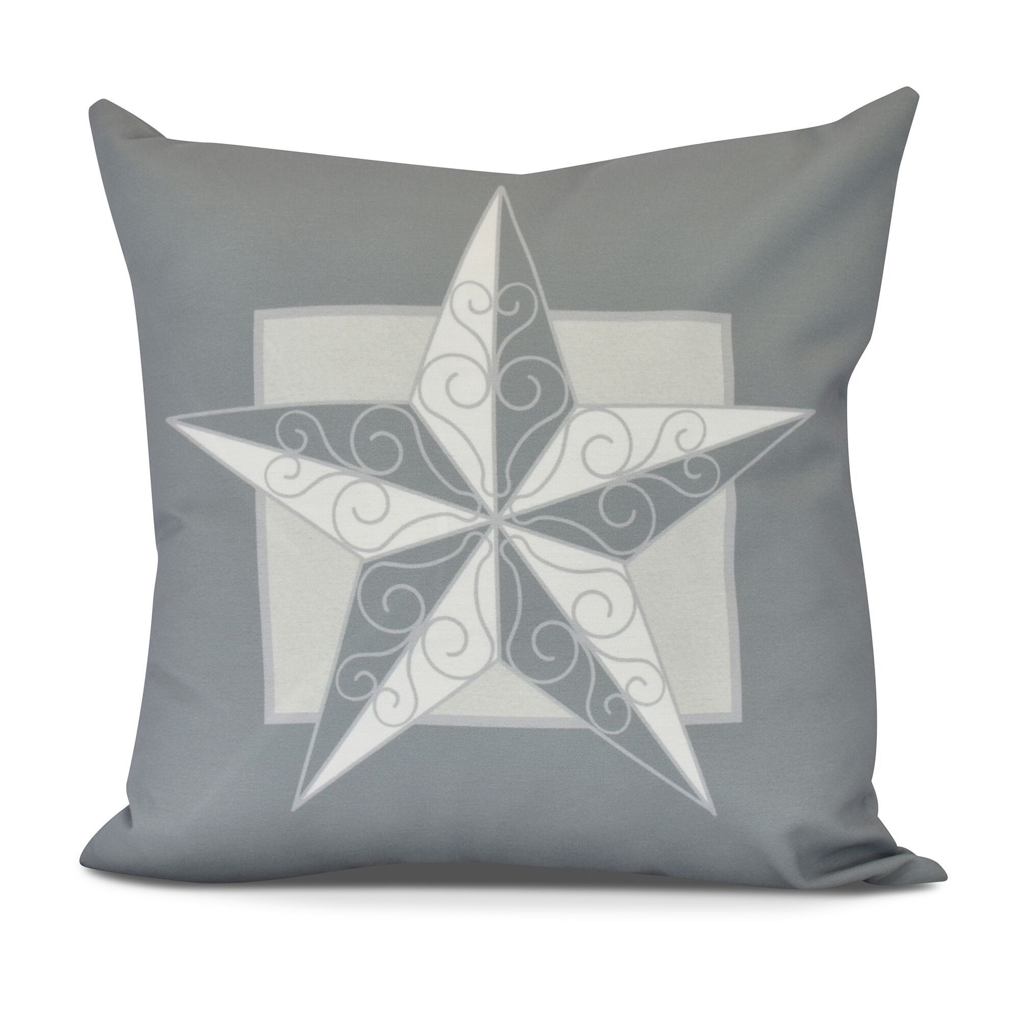 Simply Daisy, Night Star Geometric Print Outdoor Pillow
