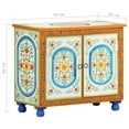 thumbnail image 4 of vidaXL Hand Painted Sideboard 70x35x60 cm Solid Mango Wood, 4 of 5