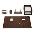 thumbnail image 1 of Dacasso D3220 Rustic Brown Leather 10-Piece Desk Set, 1 of 1