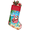 Multicolor 4, variant on Jiaoprinted Christmas Stocking, Tropical Beach Santa Palm Tree 18" Large Hanging Xmas Decorative Stocking for Fireplace Home Decor