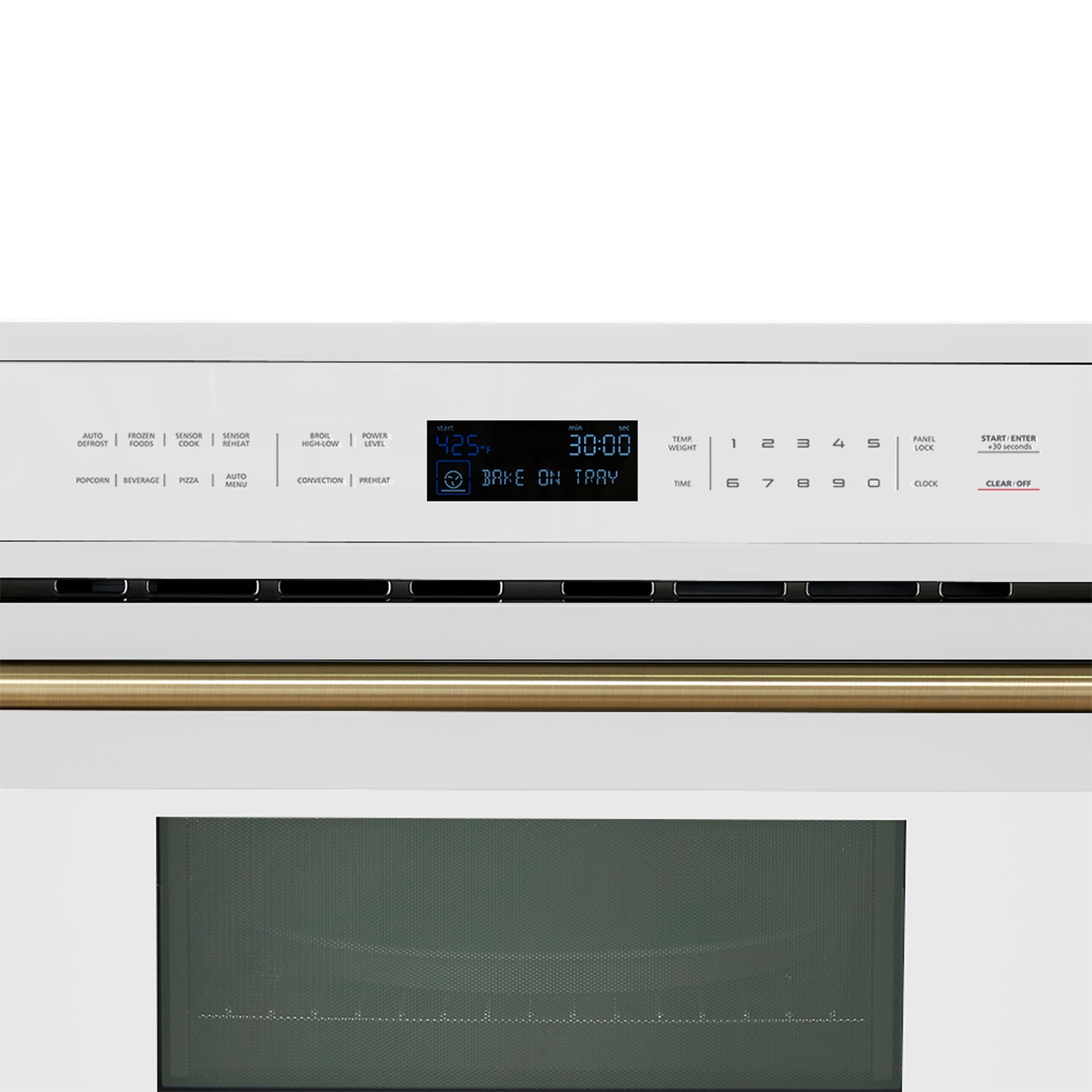 Forno Oliena Espresso White 30 Inch 1750 Watt Compact Oven & 1000 Watt Microwave, 1.6 cu. ft.