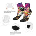 thumbnail image 5 of Lsque Mario Printed Crew Socks, Moisture-Wicking Socks, Athletic Socks for Men Breathable Cushion Socks Casual Sport Socks for Running Traveling, 5 of 6