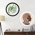 3pcs 10Inch Round Wooden Picture Frames Gift DIY Wall Hanging Wood ...