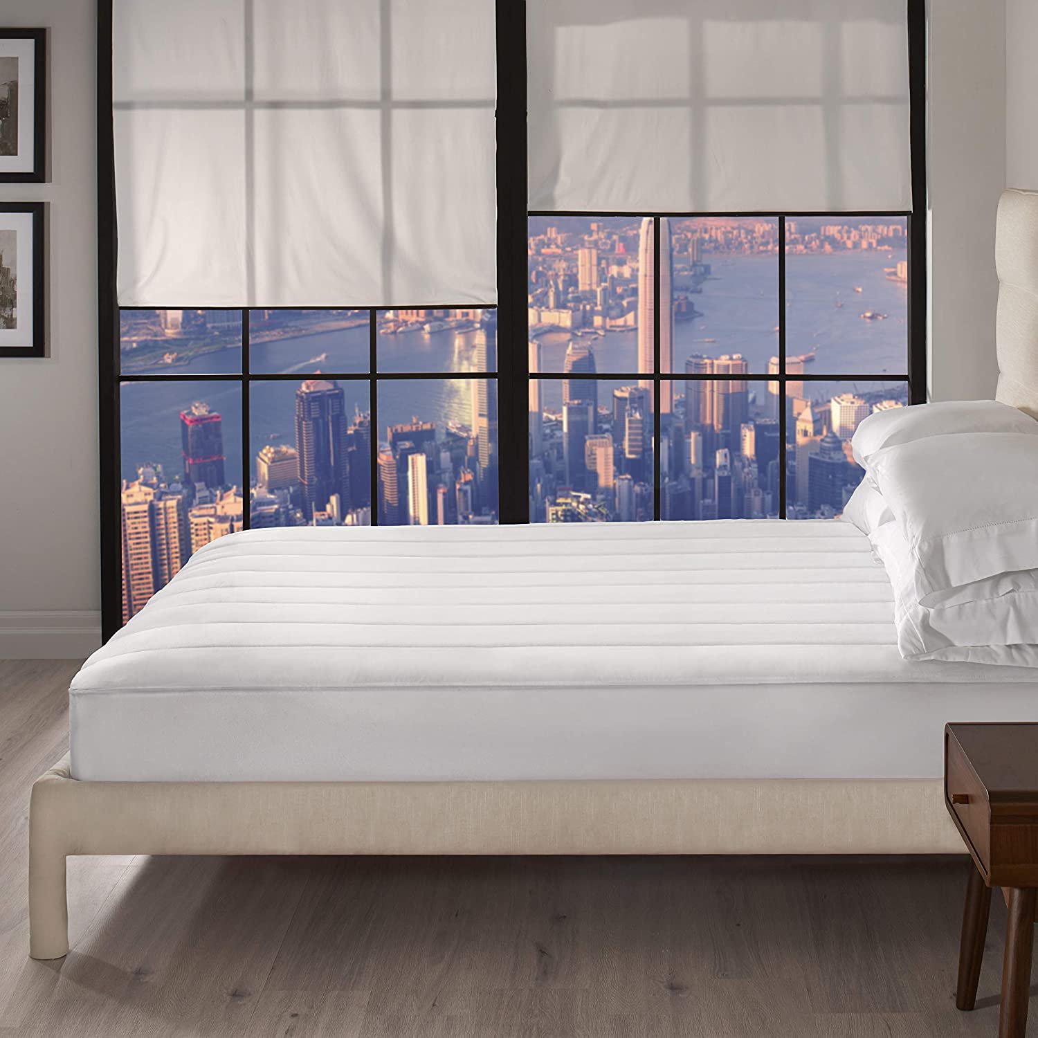 Quilted Heated Mattress Pad, 10-Hour Auto-Off, Queen (MSU3GQS-P000-23H50) |  Walmart Canada